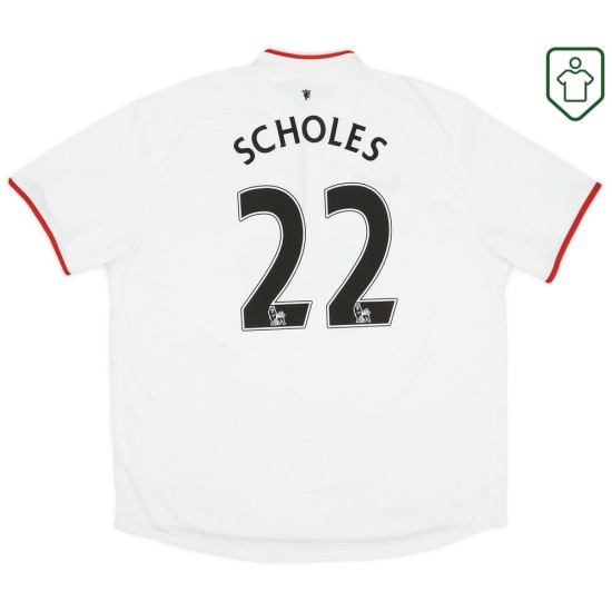 Maillot rétro extérieur homme Manchester United 2012/14 Scholes #22 Maillot rétro extérieur homme Manchester United 2012/14 Scholes #22