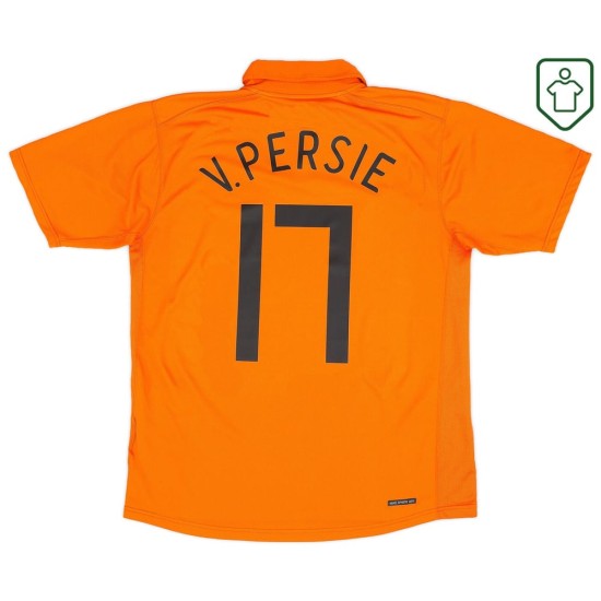 Homme Maillot rétro domicile Pays-Bas 2006/08 V. Persie #17