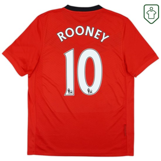 Maillot rétro domicile homme Manchester United 2009/10 Rooney #10 Maillot rétro domicile homme Manchester United 2009/10 Rooney #10