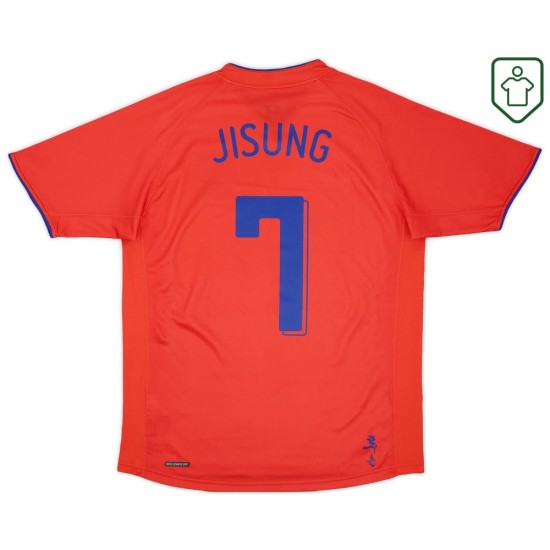 Homme Maillot rétro domicile Corée du Sud 2006/08 Jisung #7 Homme Maillot rétro domicile Corée du Sud 2006/08 Jisung #7