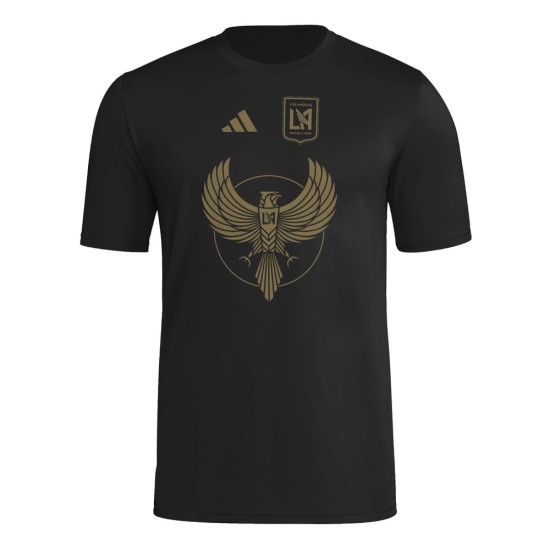 Troisième maillot AEROREADY à fermeture homme Los Angeles FC 2025 - Noir Troisième maillot AEROREADY à fermeture homme Los Angeles FC 2025 - Noir