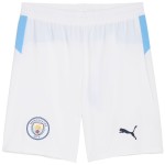 Short Domicile Blanc Manchester City 2025/26 Femme Short Domicile Blanc Manchester City 2025/26 Femme