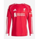 Maillot Domicile Manche Longue Liverpool Homme 2025/26 Maillot Domicile Manche Longue Liverpool Homme 2025/26