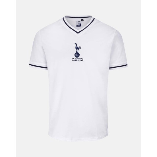 Maillot Rétro Finale FA Cup Domicile Homme Tottenham Hotspur 1981 #6 Maillot Rétro Finale FA Cup Domicile Homme Tottenham Hotspur 1981 #6