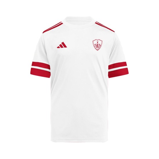 Troisième maillot d’avant-match Brest 2025/26 enfant – blanc Troisième maillot d’avant-match Brest 2025/26 enfant – blanc