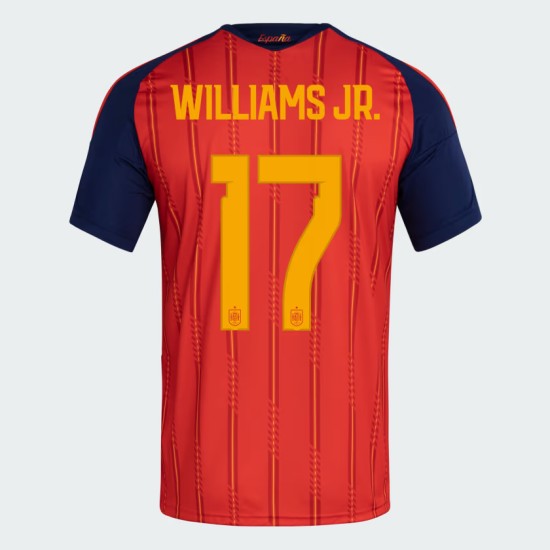 Maillot Officiel Domicile Espagne 2026 Homme WILLIAMS JR. #17
