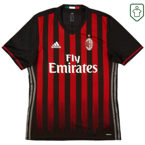 Homme Maillot domicile rétro Milan 2016/17 Homme Maillot domicile rétro Milan 2016/17