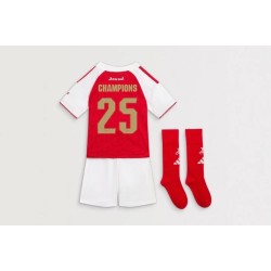 Kit Enfant Arsenal 2025/26 Domicile Champions UWCL
