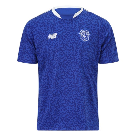 Maillot d’échauffement domicile Cardiff City 2025/26 enfant Maillot d’échauffement domicile Cardiff City 2025/26 enfant