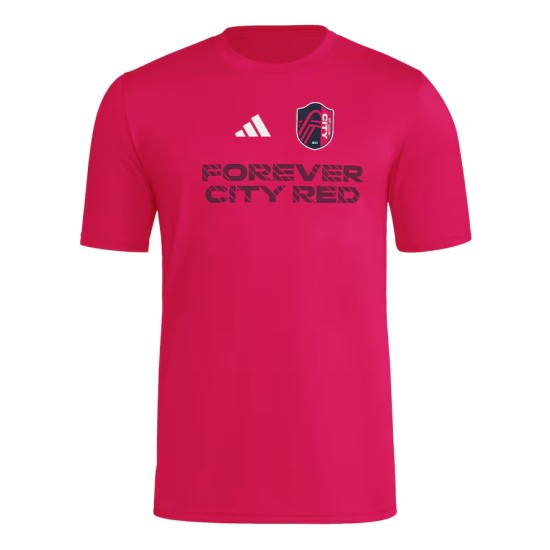 Maillot AEROREADY homme St. Louis City SC 2025 - Rose Maillot AEROREADY homme St. Louis City SC 2025 - Rose