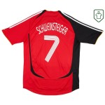 Homme Maillot rétro extérieur Allemagne 2005/07 Schweinsteiger #7 Homme Maillot rétro extérieur Allemagne 2005/07 Schweinsteiger #7