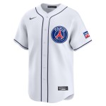 Maillot Homme PSG x MLB 2025/26 Édition Limitée - Blanc Maillot Homme PSG x MLB 2025/26 Édition Limitée - Blanc