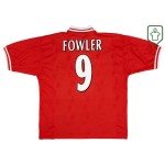 Maillot rétro domicile homme Liverpool 1996/98 Fowler #9 Maillot rétro domicile homme Liverpool 1996/98 Fowler #9