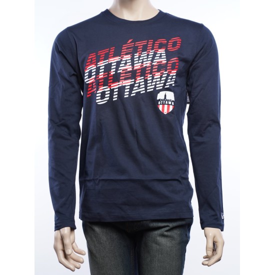 Troisième maillot manches longues New Era enfant Atlético Ottawa 2025 Troisième maillot manches longues New Era enfant Atlético Ottawa 2025