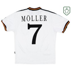 Homme Maillot rétro domicile Allemagne 1996/98 Möller #7