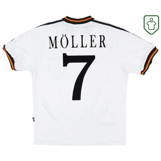 Homme Maillot rétro domicile Allemagne 1996/98 Möller #7