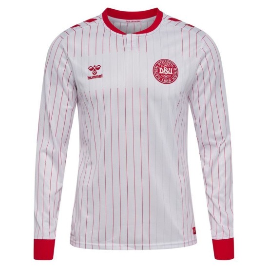 Maillot Manche Longue Coupe du Monde 2026 Extérieur Danemark Homme Maillot Manche Longue Coupe du Monde 2026 Extérieur Danemark Homme
