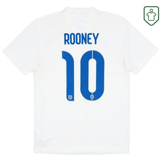 Homme Maillot rétro domicile Angleterre 2014/15 Rooney #10 Homme Maillot rétro domicile Angleterre 2014/15 Rooney #10