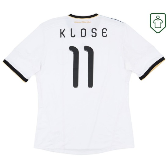 Homme Maillot rétro domicile Allemagne 2010/11 Klose #11 Homme Maillot rétro domicile Allemagne 2010/11 Klose #11