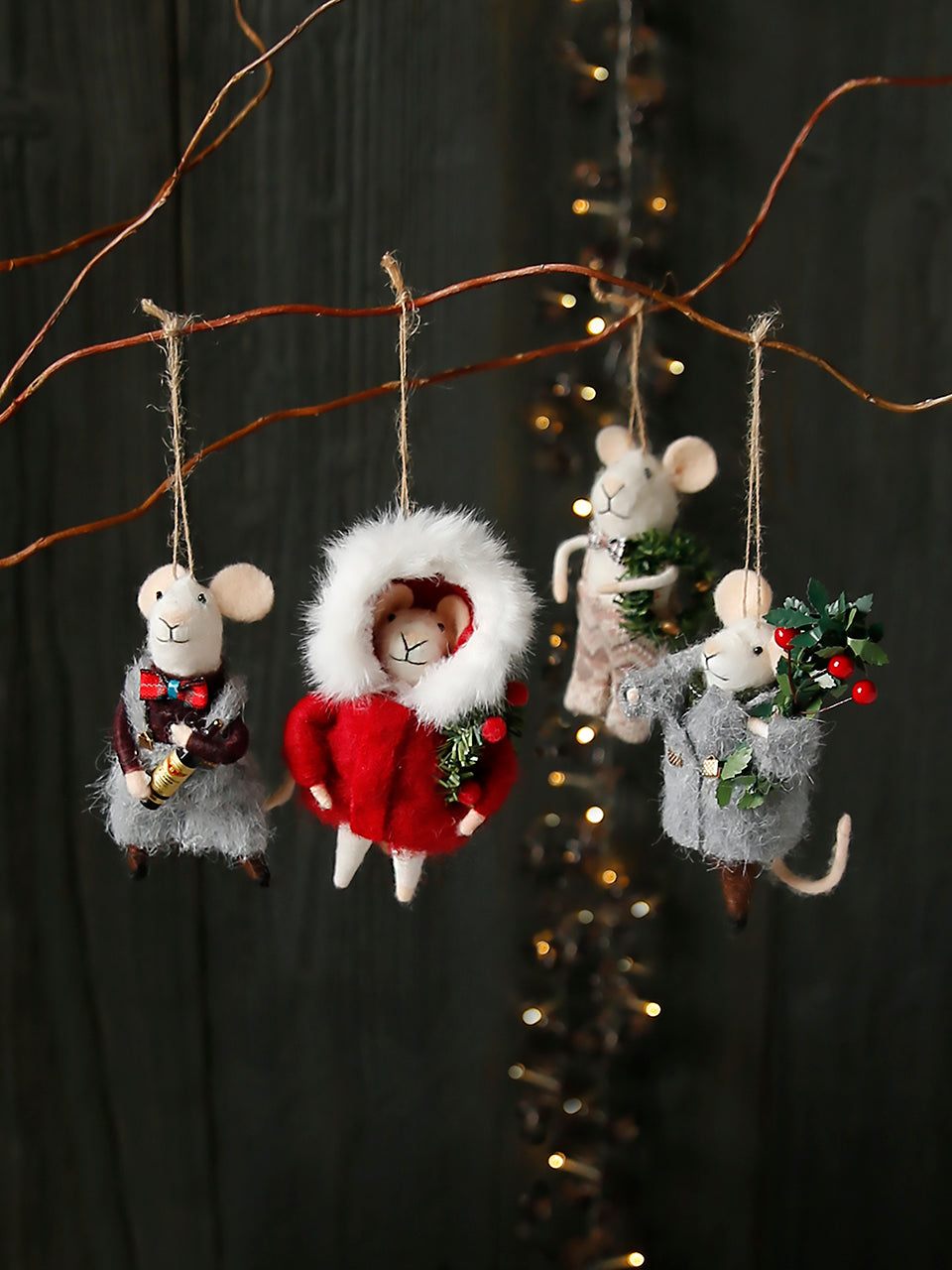 Collection de souris de Noël