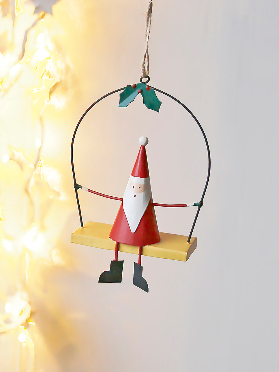 Père Noël qui se balance